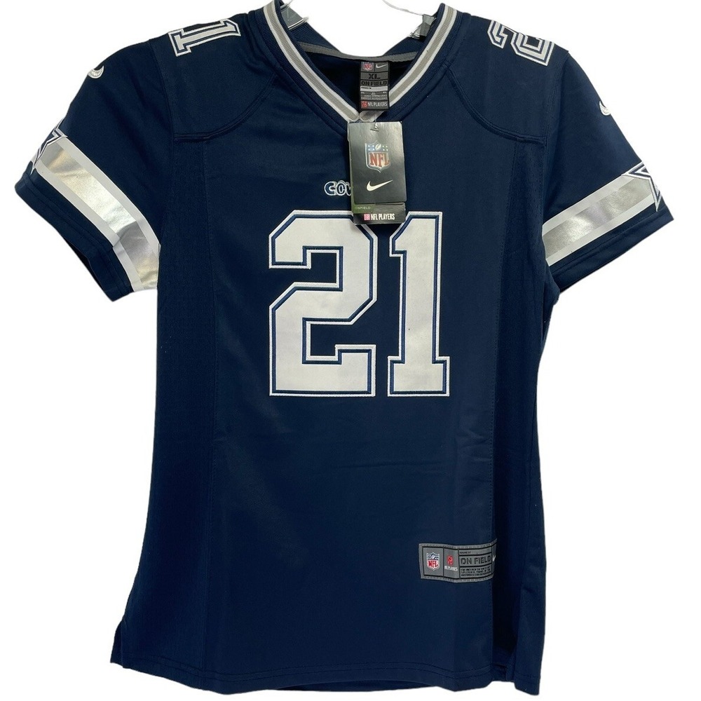 Dallas Cowboys # 21 Ezekiel Elliott Nike on Field Sz Youth XXL Jersey X33) NWTs